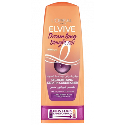 LOREAL ELVIVE DREAM LONG STRAIGHT 72 HOURS STRAIGHTENING KERATIN CONDITIONER 200 ML